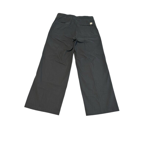 Vuori Ripstop Sz Small Crop Wideleg Charcoal Pants Drawstring Women's Gray KL4-5 - Picture 2 of 8